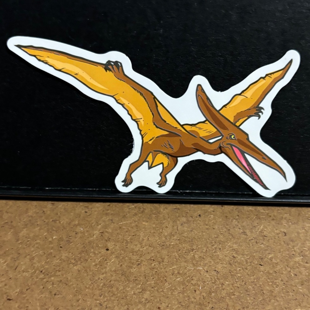 FLYING BIRD DINOSAUR STICKER